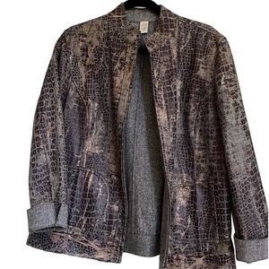 EUC Chico’s Reversible jacket